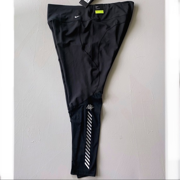 Nike PLUS Training Tights FIT MESH LEGGING LOGO - Picture 8 of 12